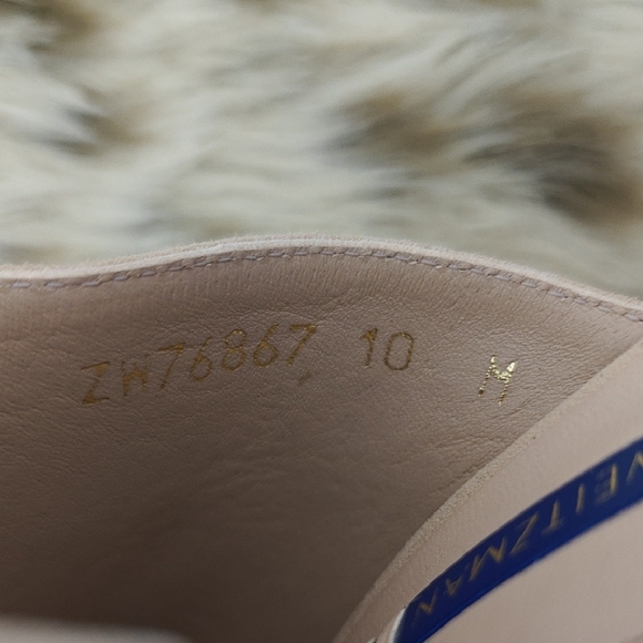 Stuart Weitzman Tan Suede Marabella Wedge Sandals - Picture 7 of 10